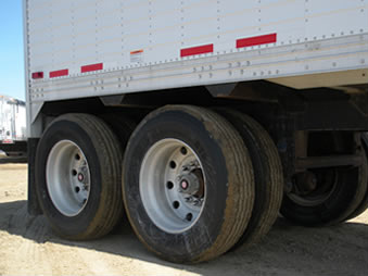 White Semi-Trailer Tires